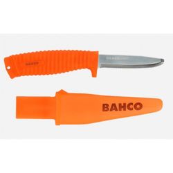 CUCHILLO DE RESCATE FLOTANTE CON MANGO FLUORESCENTE DE 102 MM