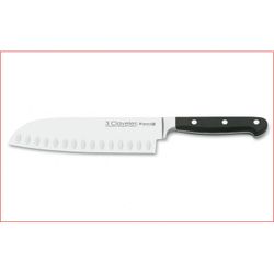 CUCHILLO FORJADO SANTOKU ALVEOLADO BAVARIA 18 CM - 7" E 3C