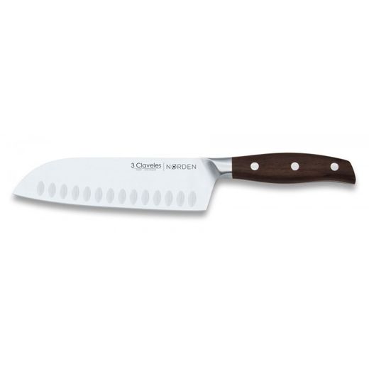 CUCHILLO FORJADO SANTOKU NORDEN 17.5 CM - 7" E 3C