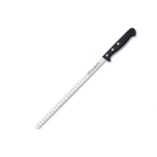 CUCHILLO JAMONERO ALVEOLADO ESTRECHO POM 29 cm. - 11,5" D 3C