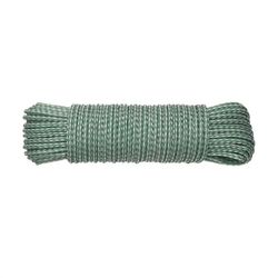 CUERDA PLASTICO TRENZADO BLANCO Y VERDE