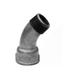 CURVA 45° MACHO-HEMBRA FIG. 40 GALVANIZADO 3/4"