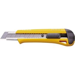 CUTTER BLOQUEO AUTO LOCK MULTIUSOS (AMARILLO) 0.5X18 MM