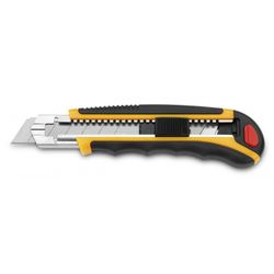 CUTTER METALICO NYLON PROFESIONAL CON AUTO-LOCK PLANO HOJA 25 MM - 3 HOJAS 3C