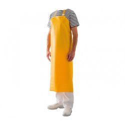 DELANTAL 100% POLIURETANO EQUIPADO CON OJETES TERMOSELLADOS COLOR AMARILLO