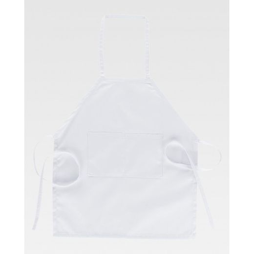 DELANTAL CON PETO INFANTIL REF.M1000 BLANCO T-8