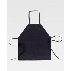 DELANTAL CON PETO INFANTIL REF.M1000 NEGRO T-8