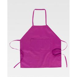DELANTAL CON PETO INFANTIL REF.M1000 ROSA FUCSIA T-12