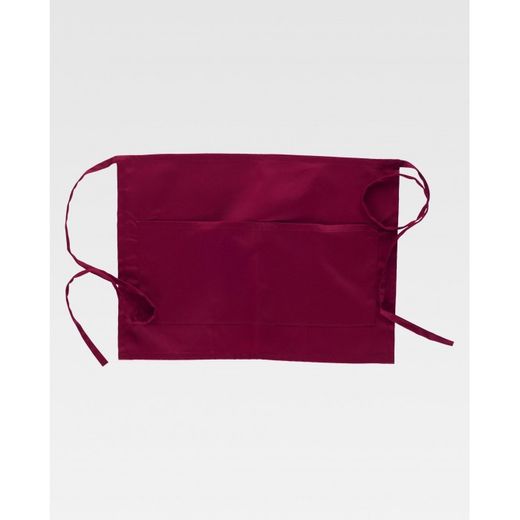 DELANTAL FRANCES CORTO REF.M101 GRANATE T-UNICA