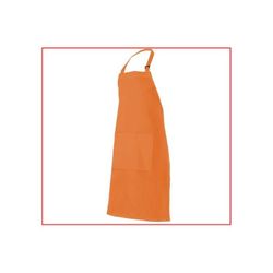 DELANTAL PETO NARANJA T-U
