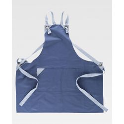 DELANTAL REF.M752 AZUL+CELESTE T-U