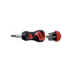 DESTORNILLADOR PORTAPUNTAS CORTO 1/4" MDR908S