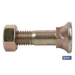 DIN-608/934 C-8.8 M-7/16X80 BICROMATADO + TUERCA