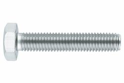 DIN 933 - TORNILLO MÉTRICO HEXAGONAL. ZINC
