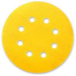 DISCO 8 PERFORACIONES SIAFAST 125 MM GRANO 180 SERIE 1960 SIAREXX