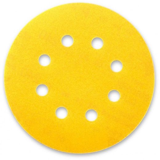 DISCO 8 PERFORACIONES SIAFAST 125 MM GRANO 240 SERIE 1960 SIAREXX