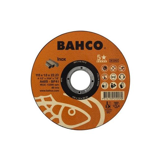 DISCO ABRASIVO CORTE 180X1.6 A46S IN
