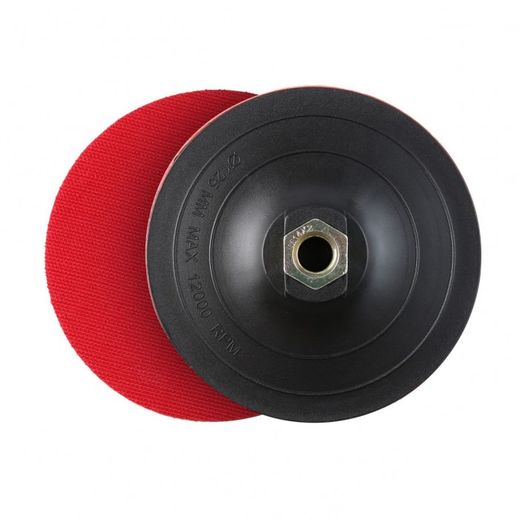 DISCO CAUCHO 125 MM.AMOL./TALADRO VELCRO