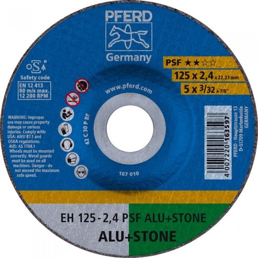 DISCO CORTE EH 115-2,4 PSF ALU+STONE