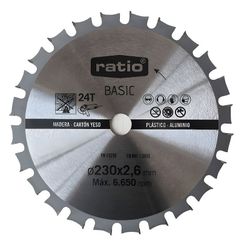 DISCO CORTE P/MADERA Ø 230X2.6X22.23MM