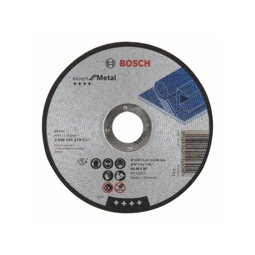 DISCO CORTE RECTO EXPERT METAL:125X1,6MM