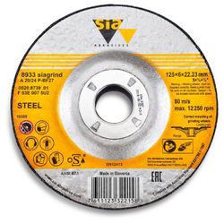 DISCO DE DESBASTE DE 6,0 MM 125 MM SERIE 8933 SIAGRIND 0020.8735