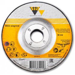 DISCO DE DESBASTE DE 6,0 MM 230 MM SERIE 8933 SIAGRIND