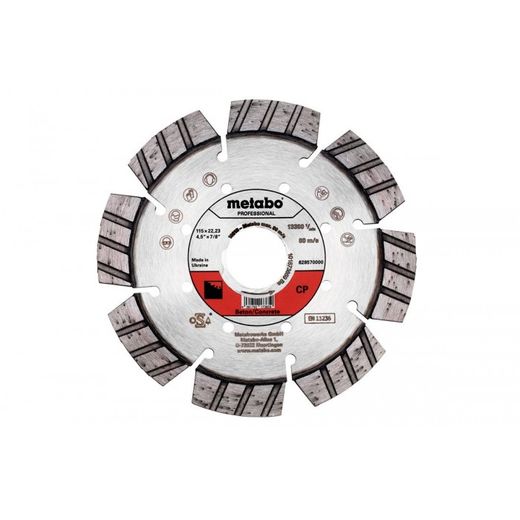 DISCO DE DIAMANTE CP 115MM 22,23MM 12MM