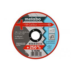 DISCO DE TRONZAR CA 46-U M-CALIBUR D.125X1,6 PLANO 80 M/S