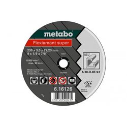 DISCO DE TRONZAR FLEXIAMANT SUPER A30-O, ALUMINIO D.150X3 PLANO 80 M/S