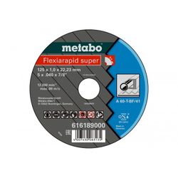 DISCO DE TRONZAR FLEXIAMANT SUPER A46-T, METAL D.115X1,6 PLANO 80 M/S