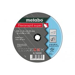 DISCO DE TRONZAR FLEXIARAPID SUPER A36-U-BF, INOX HIDRORESIST. D.230X1,9 PLANO 80 M/S