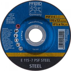 DISCO DESBASTE E 125-7 PSF STEEL