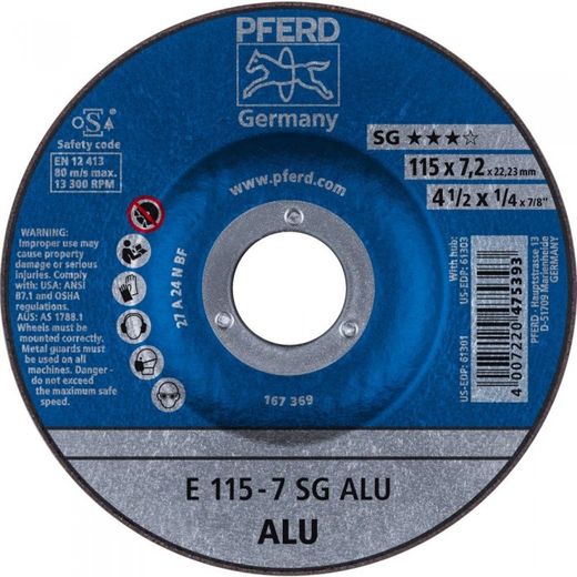 DISCO DESBASTE E 125-7 SG ALU