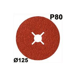 DISCO FIBRA 987C D.125X22 GR.80