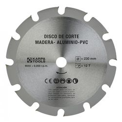 DISCO MADERA CORTE RAPIDO 230 MM