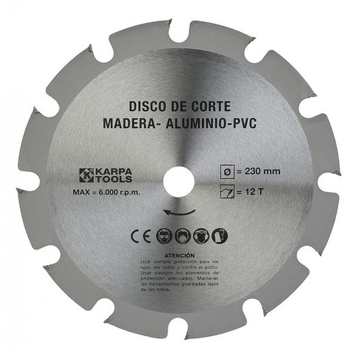 DISCO MADERA CORTE RAPIDO 230 MM