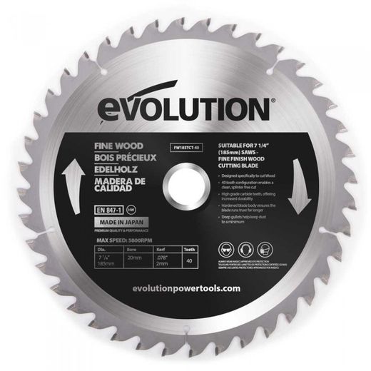 DISCO MADERA FINA FW210TCT-40 - 210MM 40T
