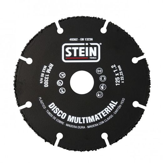 DISCO STEIN MULTIMATERIAL 125 MM.