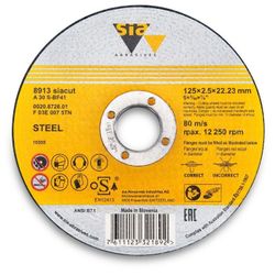DISCO TRONZADOR DE 1,6 MM 115 MM SERIE 8913 SIACUT