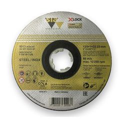 DISCO TRONZADOR X-LOCK 1.0 MM 125 MM SERIE 8913 SIACUT