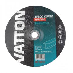 DISCO VATTON CORTAR HIERRO 230 MM.