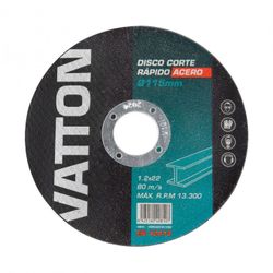 DISCO VATTON CORTE ACERO/INOX.115X1.2MM.