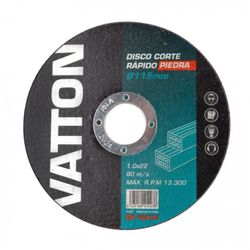 DISCO VATTON CORTE PIEDRA 115X1.0MM.