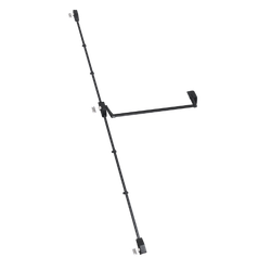 Dispositivo antipánico de empuje, modelo de sobreponer con tres puntos laterales de cierre de la gama universal en acabado negro-negro.