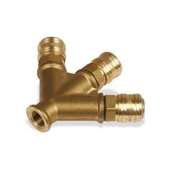 DISTRIBUIDOR Y TRES VIAS - ACOPLE 3/8"