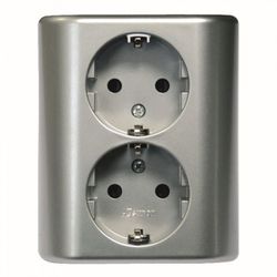 DOBLE BASE MONOBLOC EMPOTRAR ALUMINIO