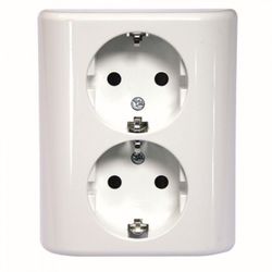 DOBLE BASE MONOBLOC EMPOTRAR BLANCO