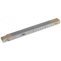 DOBLE METRO PLEGABLE DE DURALUMINIO 2m.X15MM
