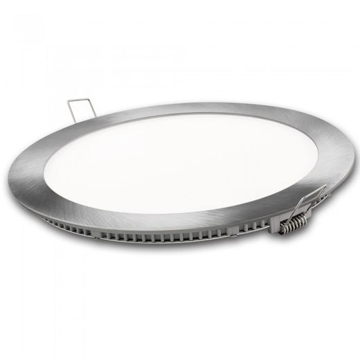 DOWNLIGHT LED REDONDO PLATA 3W.NEUTRA